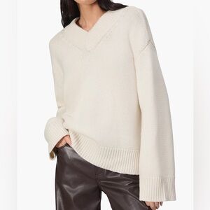 rag & bone Women’s Danica V-Neck Wool & Cashmere Sweater